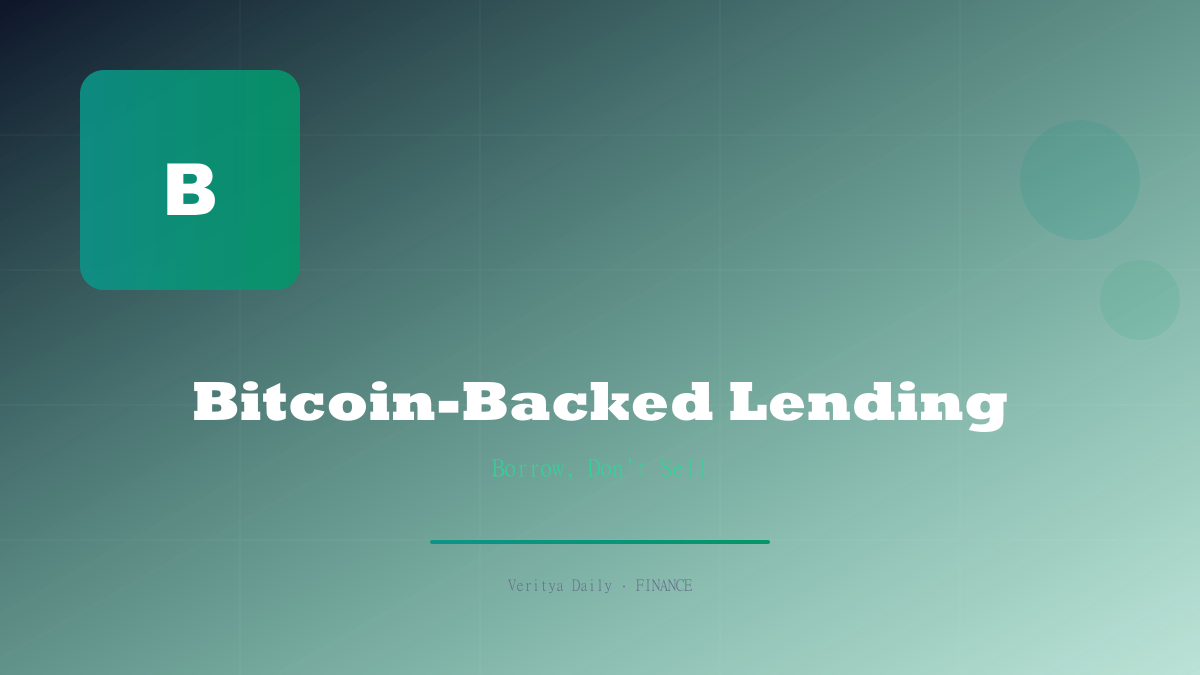 bitcoin backed lending