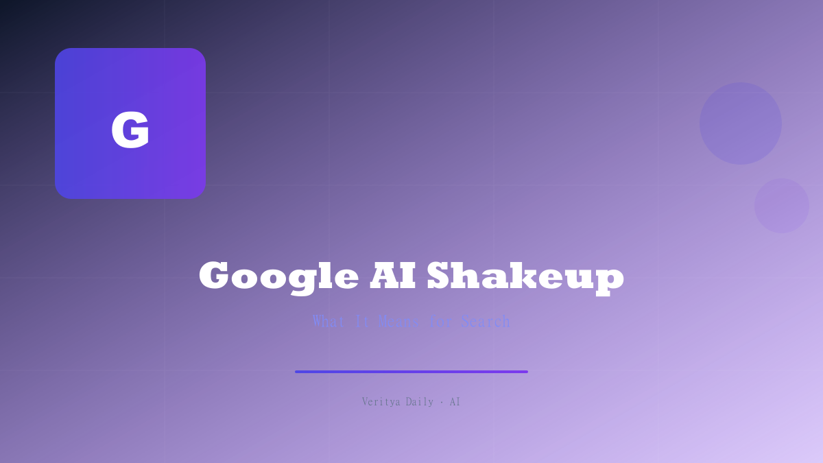 google ai shakeup