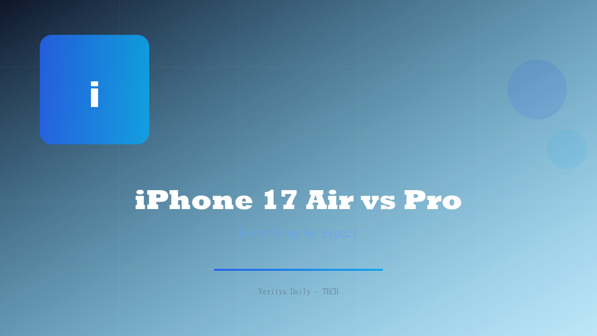 iphone 17 air vs pro