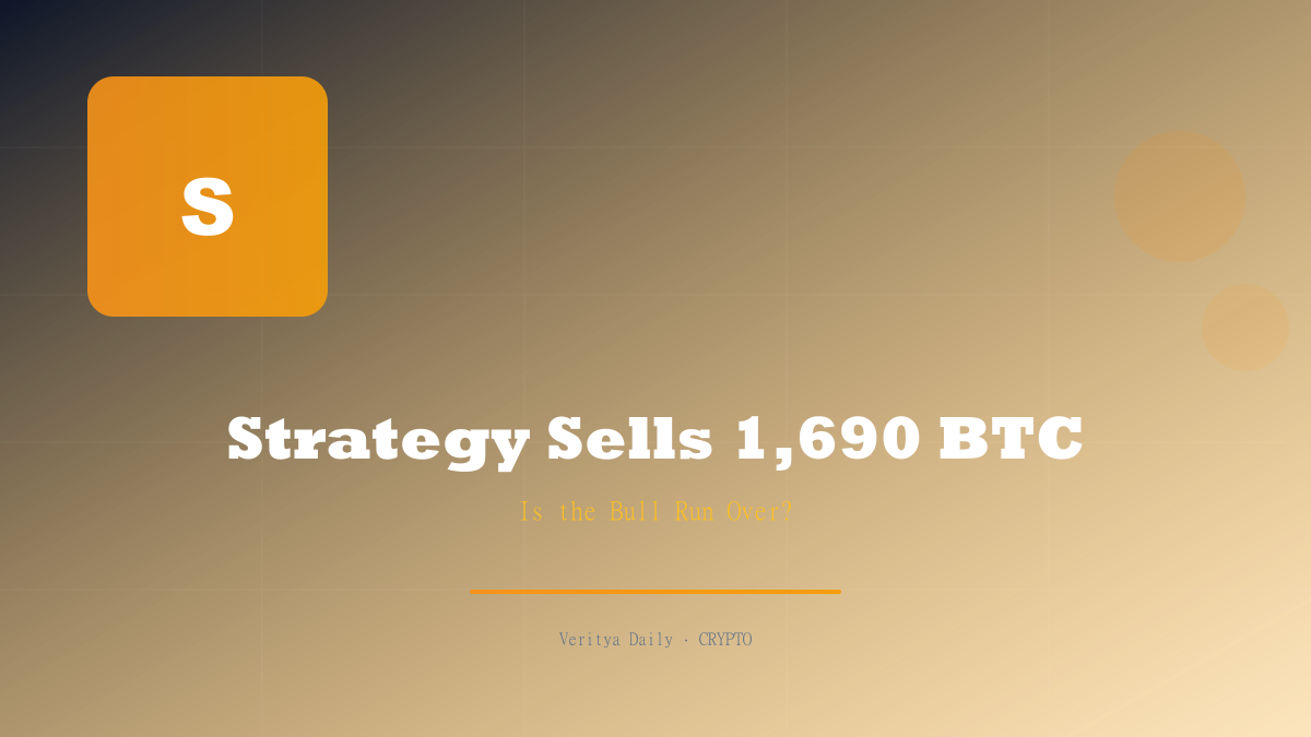 strategy sells bitcoin